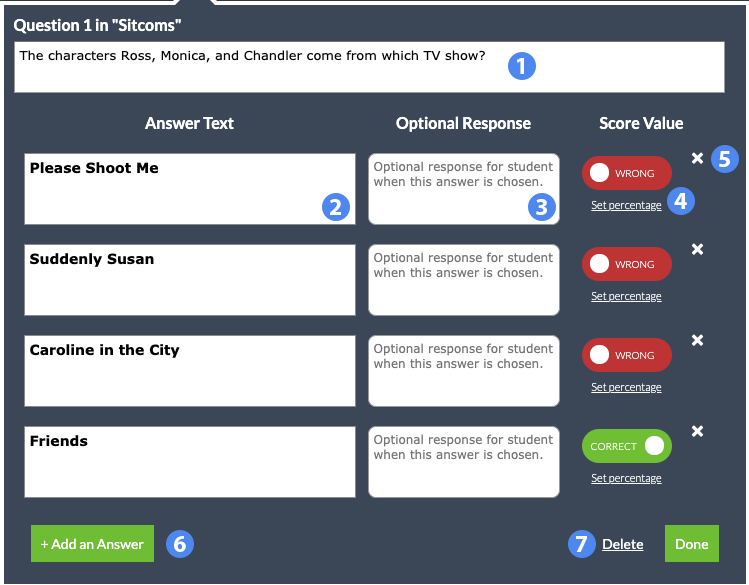 enigma question screen